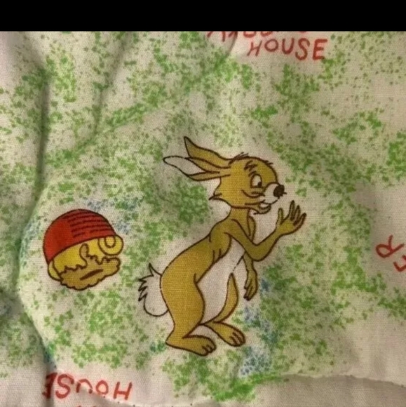 Vintage Disney Winnie The Pooh Blanket Bunting Sleeping bag Friends - Picture 3 of 6